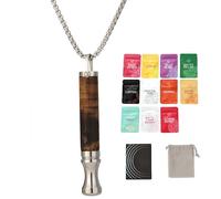 Genérico Collar de Respiración para la Ansiedad con Resistencia, Collar con Filtro de Frutas para Aliviar la Ansiedad, Ejercicios de Respiración, San Valentín o Cumpleaños para Hombres y Mujeres (#4)