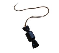 Genérico Collar largo con colgante de resina de caramelo, cadena para cuello, cuerda de cera, excelente para agregar color a conjuntos en funciones sociales, joyería de uso diario
