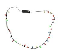 Genérico Collar Led Navideño - Collares de Luces Navideñas de Colores | Accesorio Para Fiestas Celebración Cumpleaños Reuniones Familiares Y Obras De Teatro