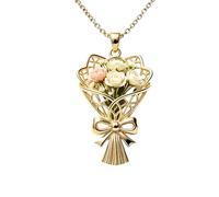 Generico Collar portaflores - 15 g elegante y a la | Collar con colgante florero | Se puede llevar para novia, esposa, madre, amiga, viaje, trabajo, al aire libre, casa, boda, riferimento