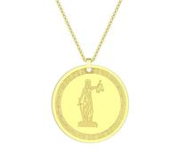 Genérico Collares de las mujeres, Themis Titaness de la Ley y la Orden Divinos Amuleto Colgante Collar de las Mujeres Joyería Regalos