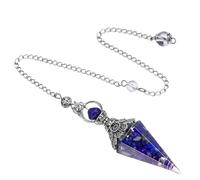 Genérico Collares de para mujeres - Collar de piedras preciosas colgantes de | Joyas coloridas para mujeres | Ideal para uso de péndulo | Curación energética | Accesorio de decoración de inicio