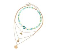 Generico Collares de playa para mujer, colgante de estrellas de mar nupcial | Ajustable impermeable a la moda para vacaciones novia boda cumpleaños casual baile, riferimento alla descrizione