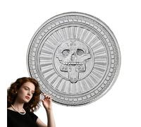 Genérico Collectable Coin, Old Coin, Silver+Copper Meaningful Collectibles, Historical Souvenir for Friends and for Women and Men, Bedroom and Living Room Decoration Display, 4x0.3cm
