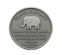 Genérico Collectible Coin, Collector Coin, Marine Animals Travel Pocket Hug Coin, Engraved Blessing Poem, Double-Sided Metal Collectible For Graduation Holiday