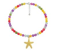Genérico Color Changing Necklace for Women - Resin Pendant & Metal Chain, Sunlight Reactive Color, Tarnish Resistant for Daily Office Wear (5)