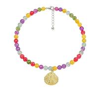 Genérico Color Changing Necklace for Women - Resin Pendant & Metal Chain, Sunlight Reactive Color, Tarnish Resistant for Daily Office Wear (3)