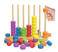 Genérico Color Game, Matching Building Bricks Game, Wood Collor Classificaation Toys, for Kids, Girls, Boys, Kindergarten, Classroom, Playroom,