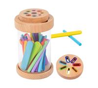 Genérico Color Matching Toys, Color Sorting Cup, Cognitive Skills Gift Idea Lightweight Design Safe Materials Interactive Game Preschool Learning, Fine Motor Skill Toys for Preschoolers 1-3 Year