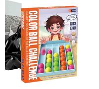 Genérico Color Matching Toys, Toddler Ball Sorting Educational Game Set, Inspired Learning Activity for Travel Classroom Preschool Kindergarten Holiday Stocking Basket Fidget Gadget Development