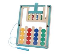 Genérico Color Matching Toys - Wooden Color Sorting Magnetic Slide Puzzle, Slide Puzzle Matching Game with Integrated Design, Brain Teaser, Developmental Fine Motor Skill Activity for Teens Kids Home