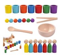 Genérico Color Sorting Game,Early Learning Toy,Color Classification Cup Game | for Kids Boys Girls Nursery Kindergarten Classroom Daycare Center Family Gathering Birthday Party