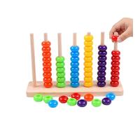 Genérico Color Sorting Toys | Stacking Beads Sorting Puzzles | Tracing Board & Finger Counting - Maths Educational Learning Toy | For Boys Girls Home School Preschool Birthday Party Family