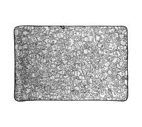 Genérico Color Your Own Blanket - Washable Crafting Throw, Art Coloring Sofa Cover | Creative Textile Activity For Boys Girls Families, Preschools, Living Room Bedroom Apartment Home Decoration