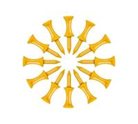 Genérico Colored Golf Tees - Unbreakable Golf Tees 10pcs,f Training, Durable Gollf Pegs, Practice Accessories For Golfers, Driving Range Practice Aids, Lightweight Reusable tee Set For Beginners Pros