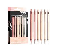 Genérico Colored Pens Fine Point,Washable 0.7mm 6 Colors Retractable,Acrylic Colored Pens Set | for Office School Journaling Writing Artistic Sketches Comic Storyboarding