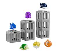 Genérico Colorful Diving Pool Toys, Animal Pool Sinkies Set, Kids Diving Toys with Easy Release, Durable Water Toy, Summer Pools with Animal Design, Divings Toy for Backyard Lake Underwater Divings