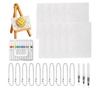 Genérico Colorful Foam Paint, Puffy Texture Set, Bright Bubble Artwork, 3D Paper Canvas Drawing, Classroom Craft Activity Supplies, Art Kit for Kids, School, Seasonal Cards