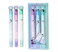 Genérico Colorful Highlighters - Decorative Tape Pens Set Ended | Smooth Marking Design with Creative Note Accent Feature for Students, Teachers, Home, School or Planning Tasks