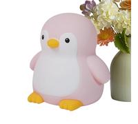 Genérico Colorful Penguin Light - Silicone Touch Lamp for Children | Cute Soft Glow with Portable Design, Kids Night Light for Bedroom Bathroom Winter Bedside Desktop Toilet Classroom