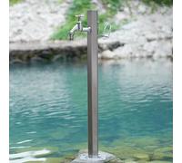 Genérico Columna de Agua Vertical Independiente para jardín - Soporte para Manguera Exterior con Grifo anticongelante para Patio, jardín, Villa y Parque - Solución a para Grifo de Agua de Mont