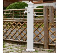 Genérico Columna de Agua Vertical para jardín con Grifo Impermeable y espita para Manguera, Soporte para Manguera de 112 cm de Alto para riego eficiente, Cuidado de Plantas de Exterior y fácil Acceso