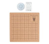 Generico Combinación, Pizarra para proyectos portátil de Doble Cara 20 x 20 cm, CREA Creaciones con y anudos, Tabla para Reutilizable con Instrucciones para la Tabla para trenzar