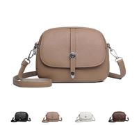 Genérico Comebybuy Bags, Comebybuy Crossbody Leather Bag, Women's Casual Satchel Handbag, for Travels (Khaki)