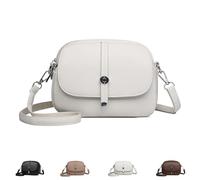 Genérico Comebybuy Bags, Comebybuy Crossbody Leather Bag, Women's Casual Satchel Handbag, for Travels (White)