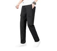 Genérico Comforflex - Men's Multi-Pocket Stretch Comfort，Pants Casual, Comfort, Breathable for Every Occasion (Black,XXL)