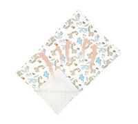 Genérico Comfort Blanket, Infant Sleep Quilt, Temperature Regulating Breathable Coverlet, Plush Gentle Textile, Youth Bedding with Cooling Weave, Rest Companion for Bassinet, Pushchair, Nursery