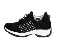 Genérico Comfort Wear Shoes for Women, Ortho Stretch Cushion Shoes for Women, Comfort Wear Orthowear (Black,39)