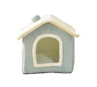 Genérico Comfortable Cat Cave - Washable Kitten Bed, 40x35x32cm Cat Tent with Thermal Interior, Soft Cotton Plush Pet Bed, Pet Shelter Sleeping House, Cave Cushion for Daily Animal Rest