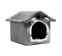 Genérico Comfortable Dog Beds - Sturdy Puppy Bed | 33x30x32cm Indoor Cat House with Soft Cover, PP Cotton Pet Bed for Elderly Pets, Cat Beds, Dog Kennel for Rest and Comfort