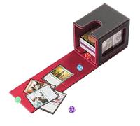 Genérico Commander Deck Box: Estuche para mazos de Cartas Commander, de mazo Commanderr con Gran Capacidad de Almacenamiento, Puede Contener hasta 100 Multifuncional para Cristales,