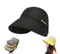 Genérico Commonlyto Women's Large Brim Sunscreen Hat UV Protection Foldable Sunhat with Adjustable Breathable Design