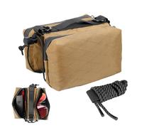 Genérico Compact Bike Frame Bag, Portable Cycling Storage Pouch, Quick Release Organizer with Zipper, Waterproof Nylon Case, Riding Bag with Slim Design, Cycling Accessory for Road Mountain