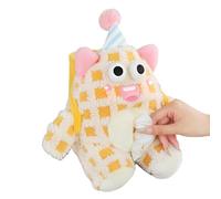 Genérico Compact Car Bin - Trash Organizer for Automotive Interior | Cute Anti Slip Storage, Garbage Can with Tissue Dispenser, SUV RV Sedan Truck Accessory, Road Trip Travel Driving Fatigue Solution