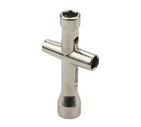 Genérico Compact Cross Spanner - Anti Slip Socket Tool | Purpose Wrench with Grip for Robotics Assembly Furniture Fixing Car Repair Household Maintenance DIY Projects and Workshop Use