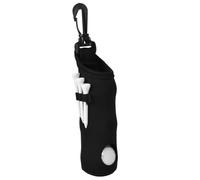 Genérico Compact Golf Ball Holder - Golf tee Storage for Easy Use | Portable Golfs Bag Sleeve with Clip, Outdoor Equipment, Hands Free Golfs Ball Pouch for Quick Access Men Women Players