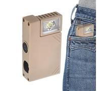 Genérico Compact Led Torch - Sturdy Magnetic Light, 6.3x3.5x1cm Mini Torch with Clip, Abs Led Torches for Various Activities, Pocket Flashlight, Rechargeable Light for Working on Maintenance Tasks