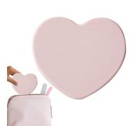 Generico Compact Mirror - Heart Shaped Tool, Small Handheld Glass, Portable Vanity Makeup, Double Sided Cosmetic | Travel Beauty Accessory, Pocket Reflector For Teen Girls Women Purse