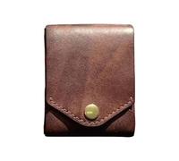 Genérico Compact PU Leather Wallet, Bifold Card Wallet, Portable Leather Wallet, Thin Badge Card Holder, Minimalist Wallet for Men, PU Leather Wallet for Cards, Wallet with Pen Slot for Men