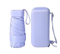Genérico Compact Sun Umbrella - Mini Foldable UV Shield Umbrella, Portable Rainsun Cover Canopy, Lightweight Travel Shadeumbrella, Waterproof Outdoor Protection Parasol, Sun Blocking Carryumbrella
