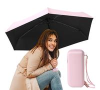 Genérico Compact Sun Umbrella | Upf 50+ Small Lightweight & Tiny Umbrella | Outdoor Sun & Rain Protection Úmbrella, Mini Waterproof & Travel Śun Ùmbrella 35inch Open Diameter