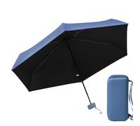 Genérico Compact Sun Umbrella | Upf 50+ Small Lightweight & Tiny Umbrella | Outdoor Sun & Rain Protection Úmbrella, Mini Waterproof & Travel Śun Ùmbrella 35inch Open Diameter
