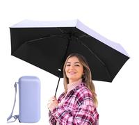 Genérico Compact Sun Umbrella | Upf 50+ Small Lightweight & Tiny Umbrella | Outdoor Sun & Rain Protection Úmbrella, Mini Waterproof & Travel Śun Ùmbrella 35inch Open Diameter