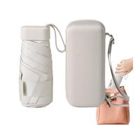 Genérico Compact Sun Umbrella | Upf 50+ Small Lightweight & Tiny Umbrella | Outdoor Sun & Rain Protection Úmbrella, Mini Waterproof & Travel Śun Ùmbrella 35inch Open Diameter