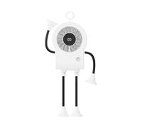 Genérico Compact Travel Fan - Suction Cup for Cooling | Rechargeable High Speed Motor with 100 Speeds, Hands Free Portable Design, Lightweight Build, Perfect for Outdoor Beach Office Home