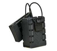 Genérico Compact Walkie Talkie Case | Secure Interphone Carrier Pouch | Durable Radio Holder with Reinforced Belt Clip For Law Enforcement, Security, and Firefighters, Portable Radio Case